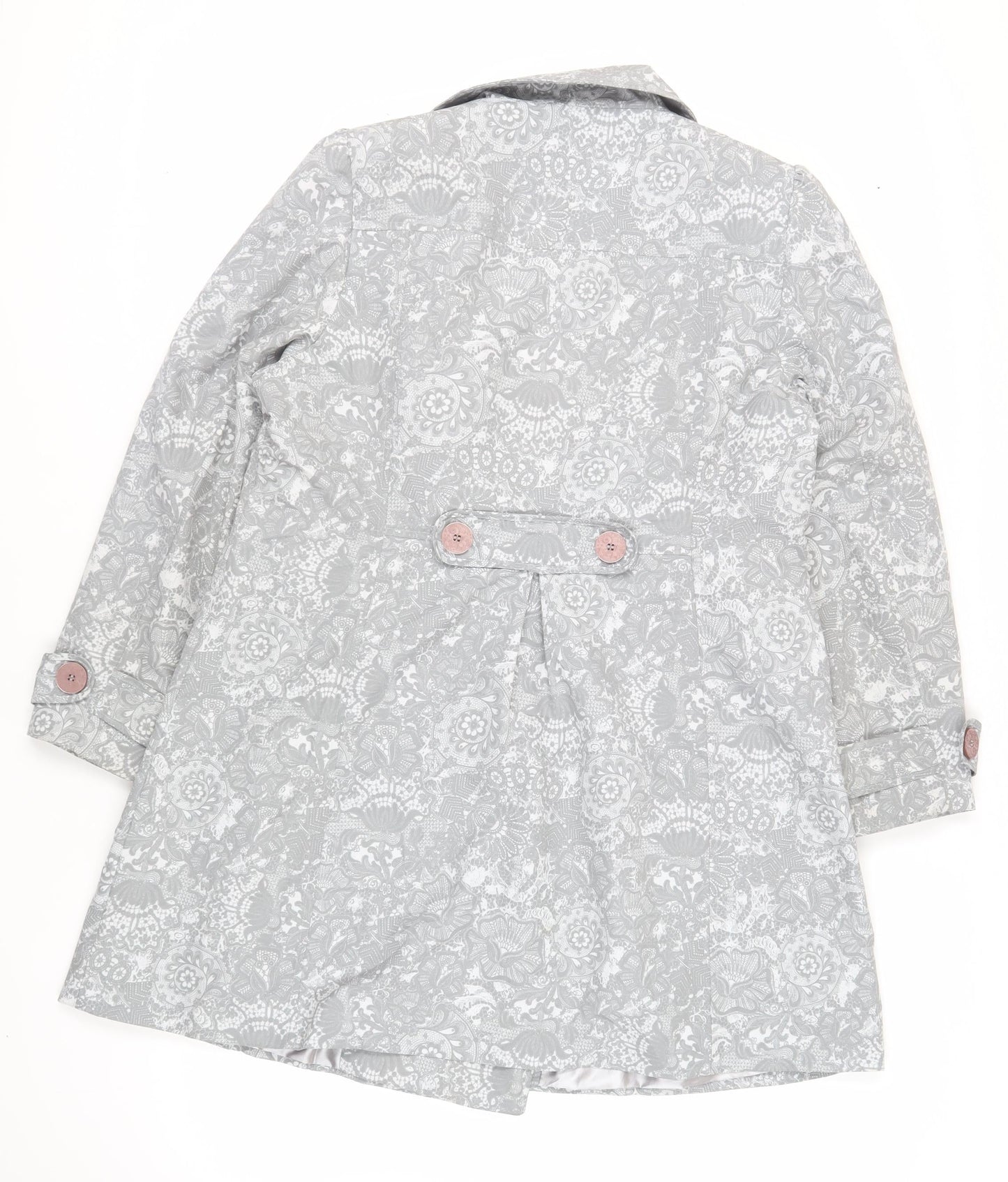 Womens UK Size 18 Per Una Grey Overcoat