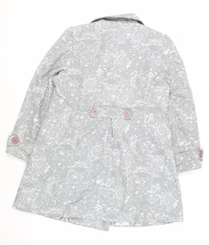 Womens UK Size 18 Per Una Grey Overcoat