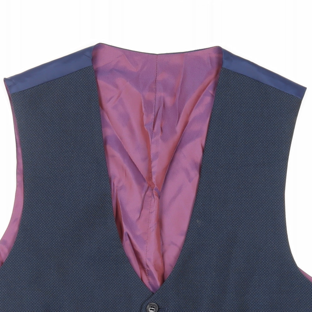 Mens UK Size 44 Daniel Grahame Regular Blue Suit Jacket