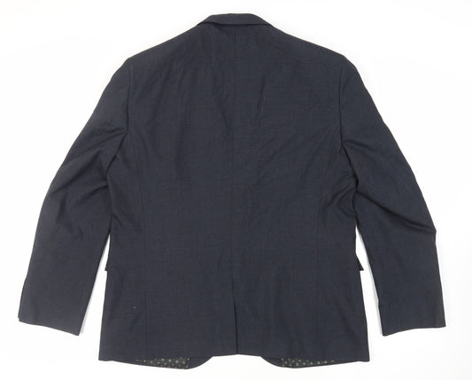 Mens UK Size 46 NEXT Regular Blue Suit Jacket