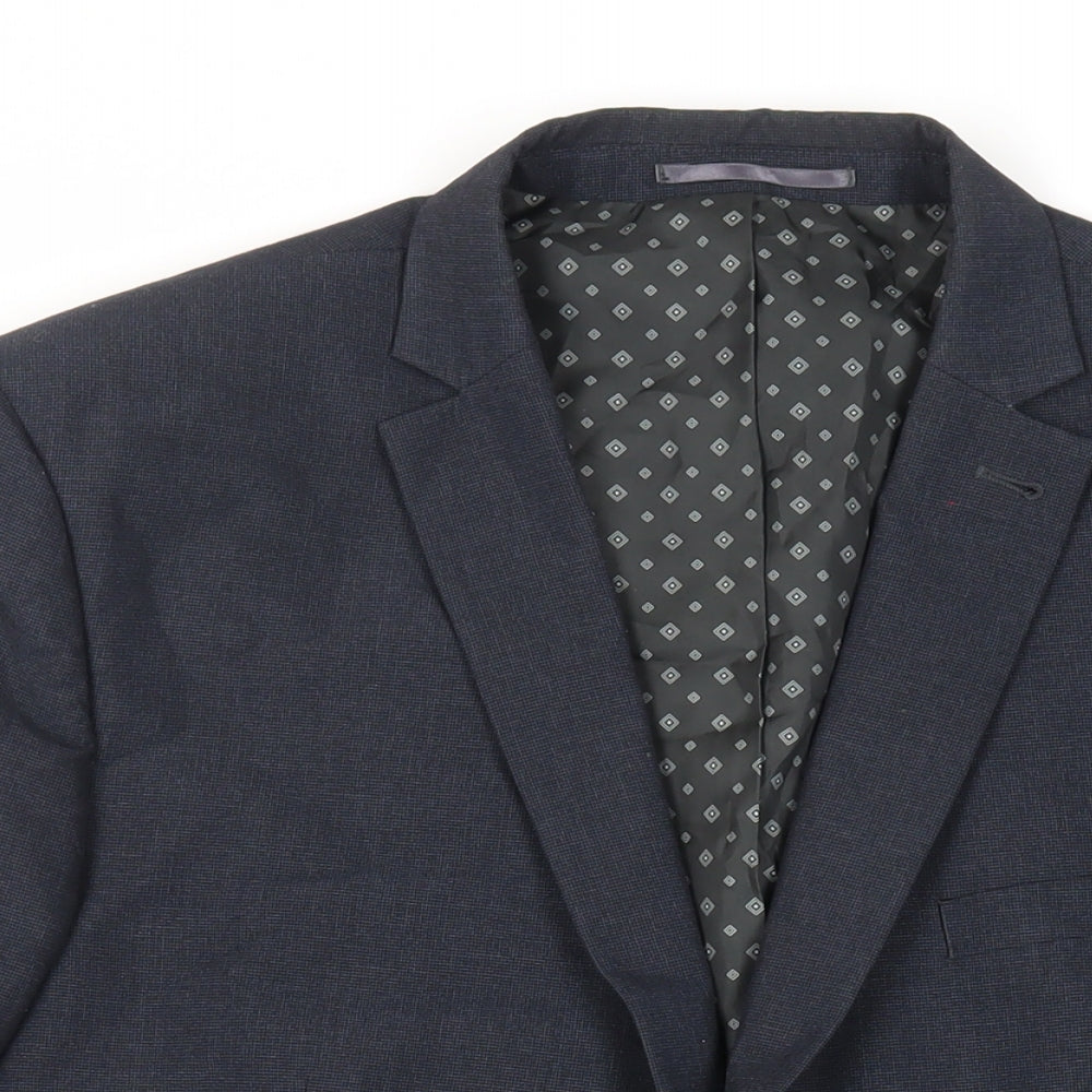 Mens UK Size 46 NEXT Regular Blue Suit Jacket