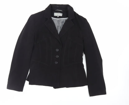 Womens UK Size 10 Marks and Spencer Black Jacket