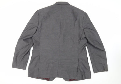 Mens UK Size 48 Burton Regular Grey Suit Jacket