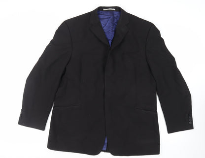 Mens UK Size 44 NEXT Regular Black Suit Jacket