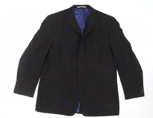 Mens UK Size 44 NEXT Regular Black Suit Jacket