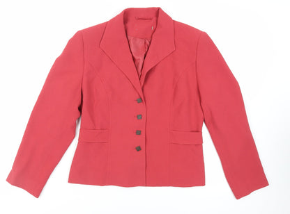 Womens UK Size 12 Minuet Red Jacket
