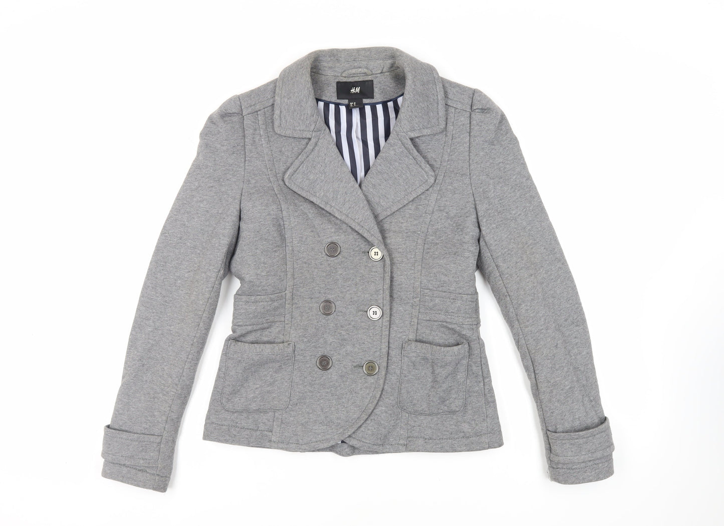 Womens UK Size 12 H&M Grey Jacket