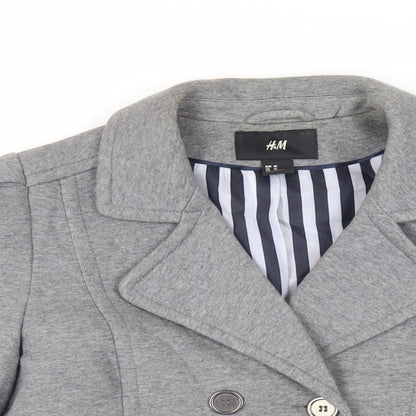 Womens UK Size 12 H&M Grey Jacket