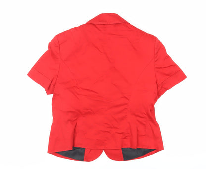 Womens UK Size 14 Marks and Spencer Red Jacket