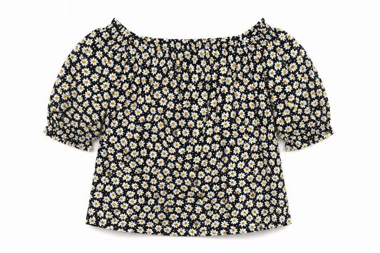 Womens UK Size 14 Capsule Black Basic Blouse