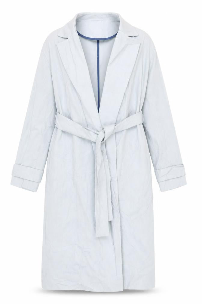 Womens UK Size 8 Topshop Blue Overcoat