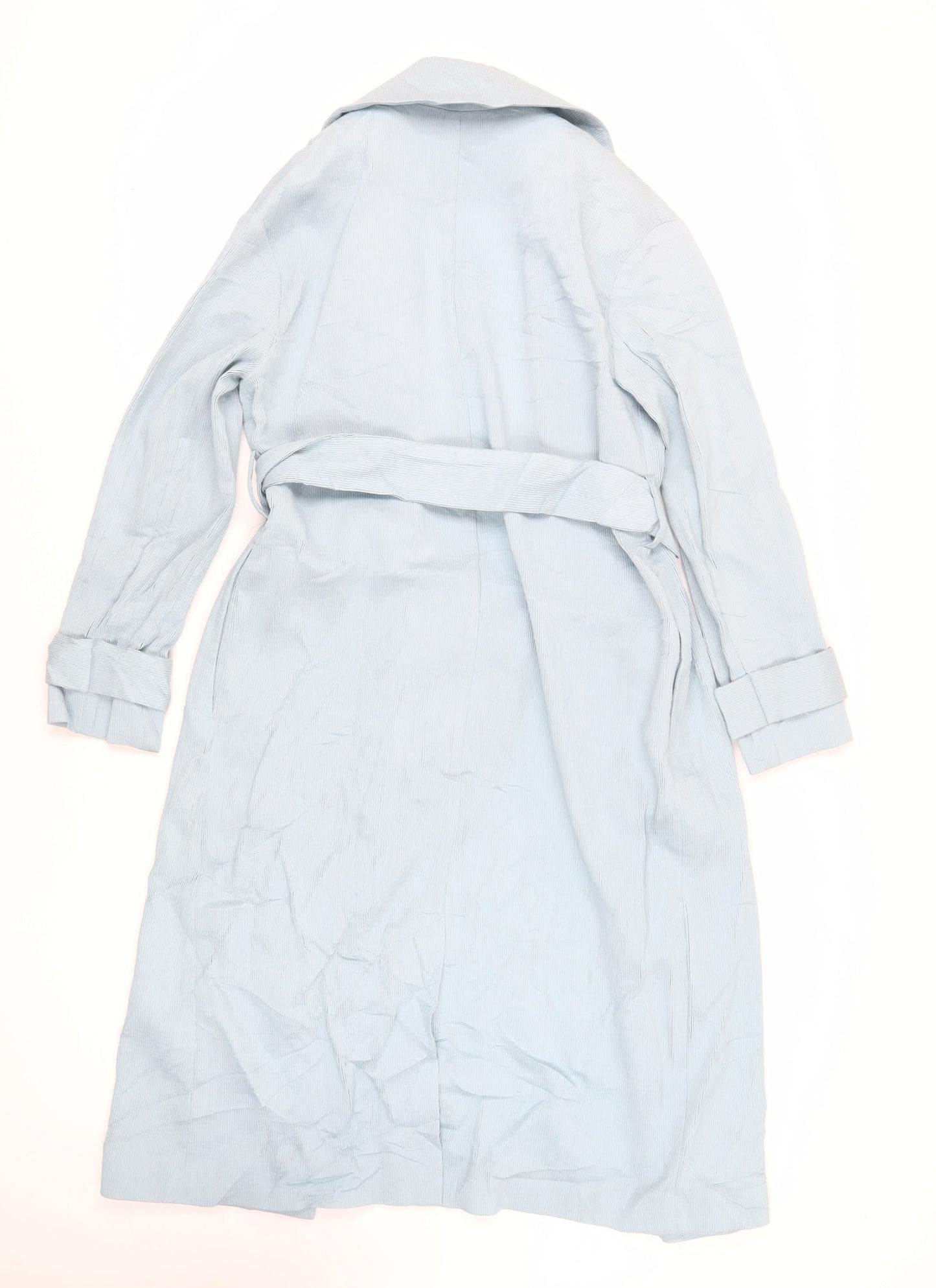 Womens UK Size 8 Topshop Blue Overcoat