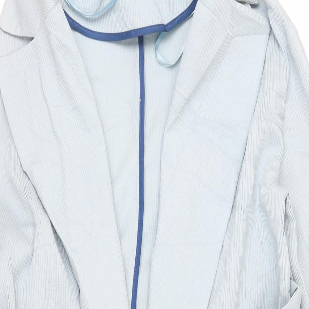 Womens UK Size 8 Topshop Blue Overcoat