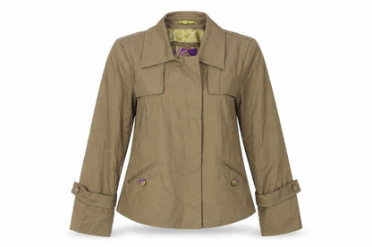 Next Womens Brown Jacket Size 8 Snap