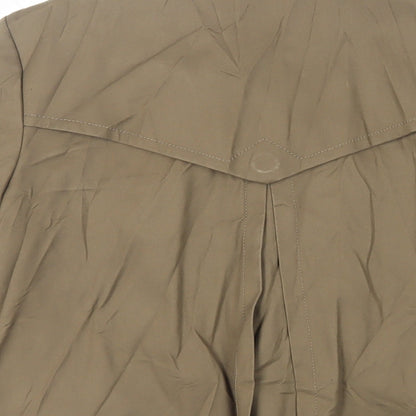 NEXT Womens Brown Jacket Size 8 Snap