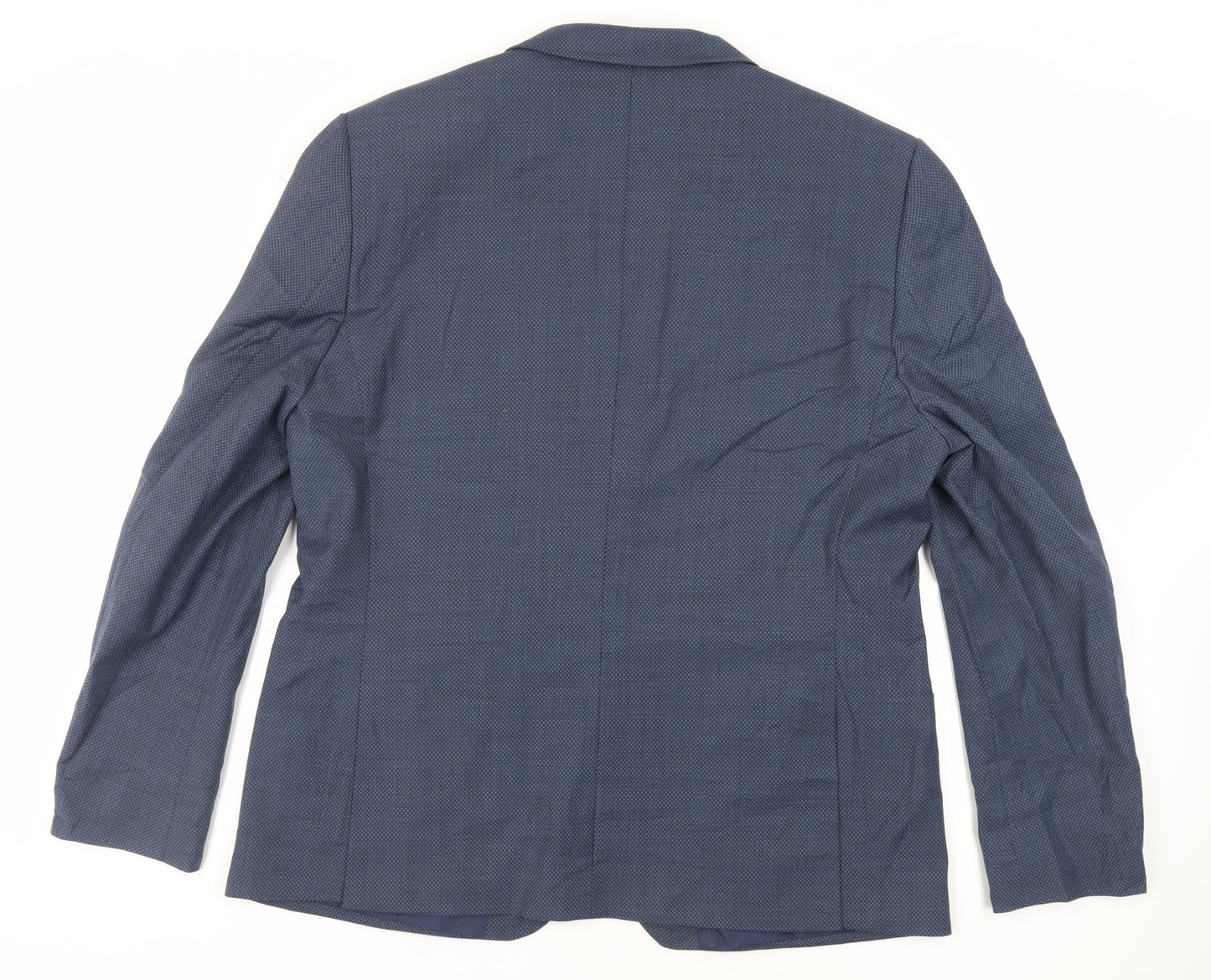 Mens UK Size 44 Marks and Spencer Regular Blue Suit Jacket