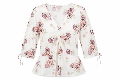 Womens UK Size 14 Select White Basic Blouse