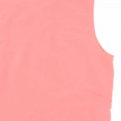 Womens UK Size 12 AMARANTO Pink Basic Blouse