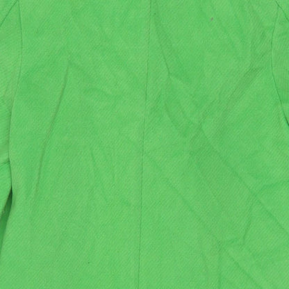 Womens UK Size 8 Marks and Spencer Green Overcoat