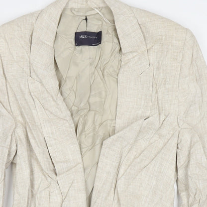 Womens UK Size 6 Marks and Spencer Beige Jacket