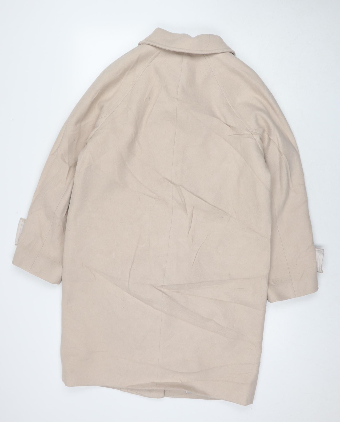 Womens UK Size XS Marks and Spencer Beige Overcoat