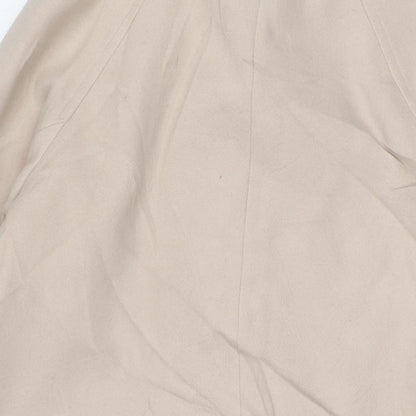 Womens UK Size XS Marks and Spencer Beige Overcoat