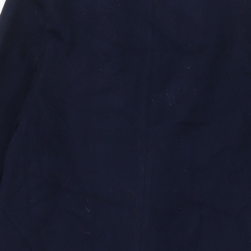 Womens UK Size 10 Marks and Spencer Blue Overcoat