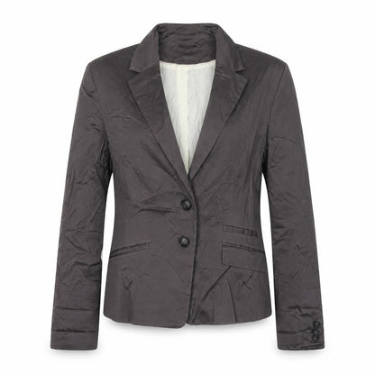 H&M Womens Brown Jacket Blazer Size 10 Button