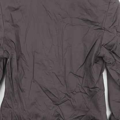 H&M Womens Brown Jacket Blazer Size 10 Button