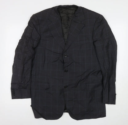 Mens UK Size 48 Ermenegildo Zegna Regular Grey Suit Jacket