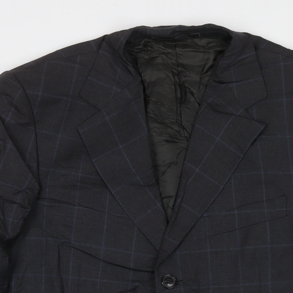 Mens UK Size 48 Ermenegildo Zegna Regular Grey Suit Jacket