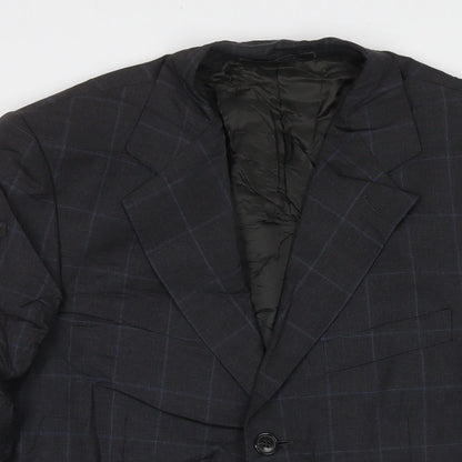 Mens UK Size 48 Ermenegildo Zegna Regular Grey Suit Jacket