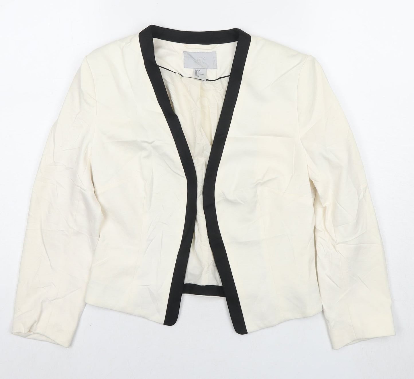 Womens UK Size 10 H&M White Jacket
