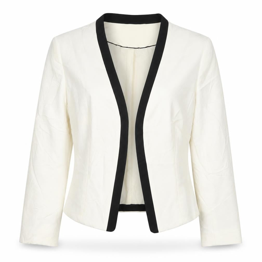 Womens UK Size 10 H&M White Jacket