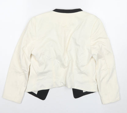 Womens UK Size 10 H&M White Jacket