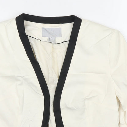 Womens UK Size 10 H&M White Jacket