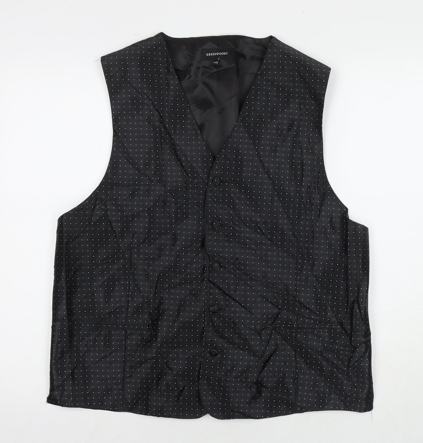 Mens UK Size 2XL Greenwoods Regular Black Suit Jacket