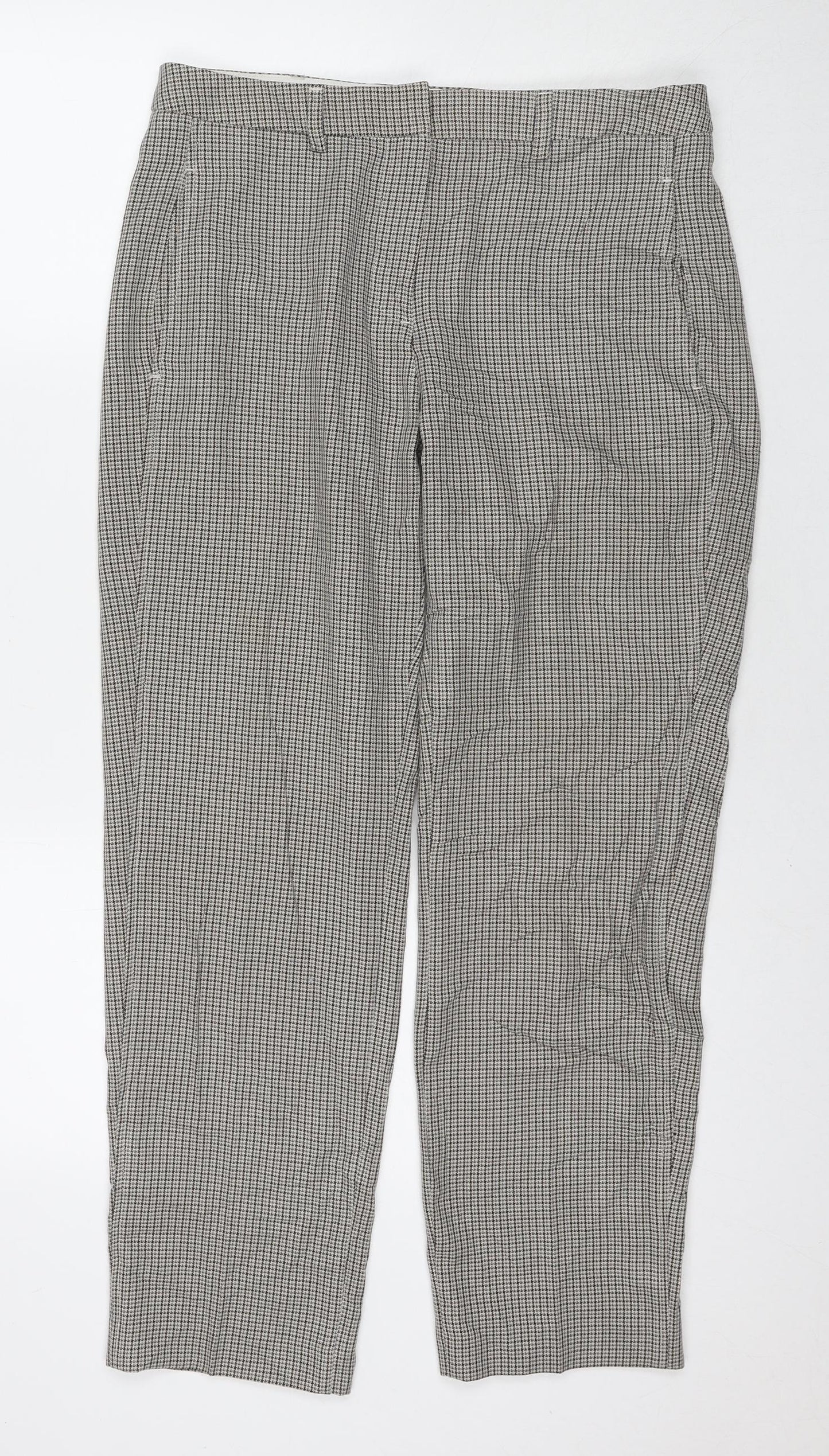Womens UK Size 10 Marks and Spencer Regular Fit  Beige Trousers