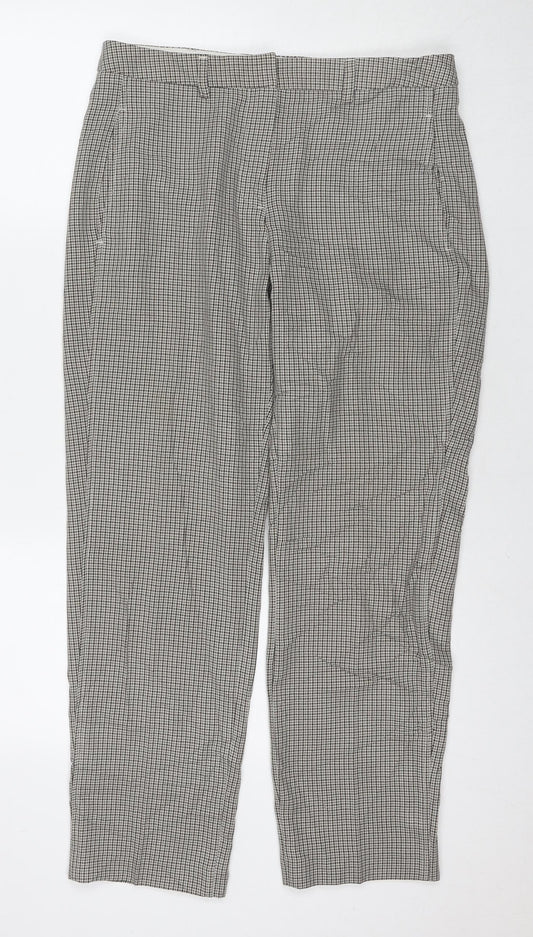 Womens UK Size 10 Marks and Spencer Regular Fit  Beige Trousers
