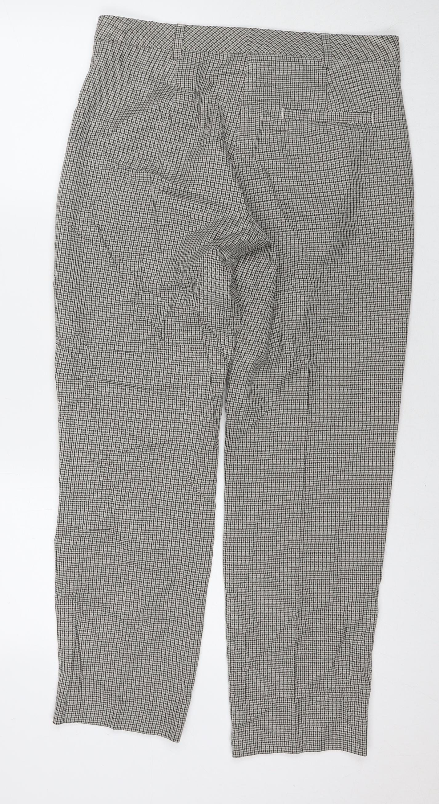 Womens UK Size 10 Marks and Spencer Regular Fit  Beige Trousers