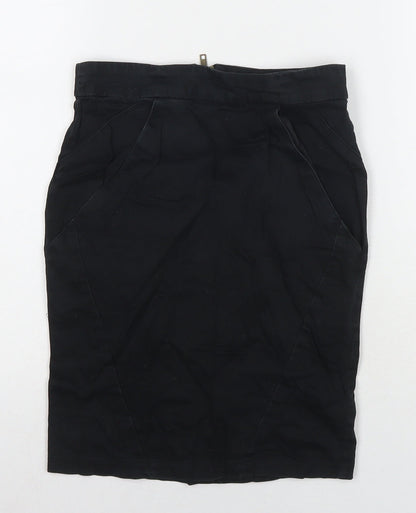 Womens UK Size 6 Topshop Mini Canvas Skirt