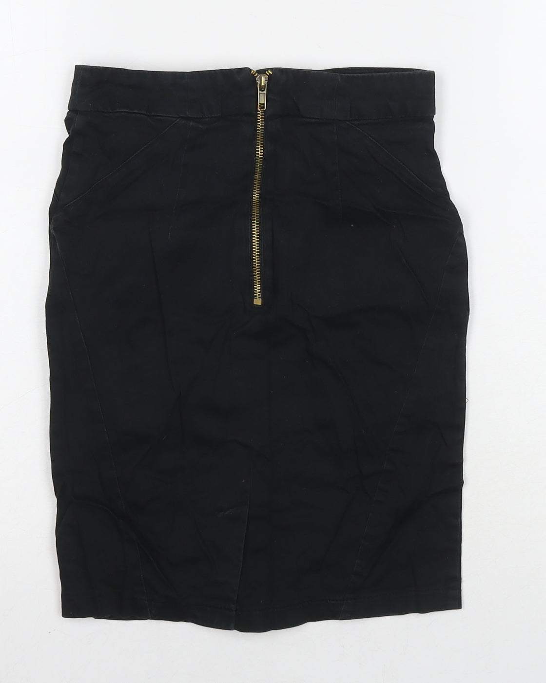 Womens UK Size 6 Topshop Mini Canvas Skirt