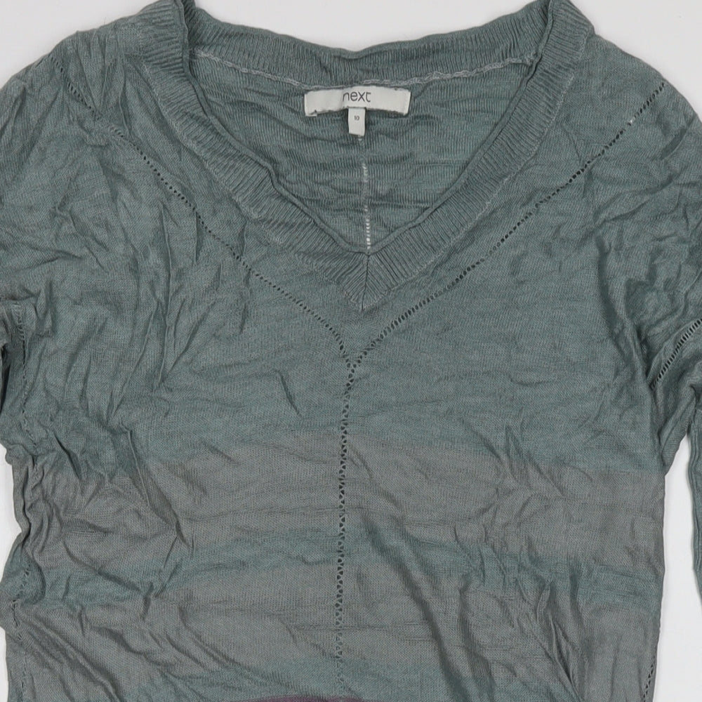 Womens UK Size 10 NEXT Blue Pullover Jumper