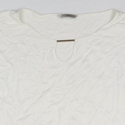 Womens UK Size 14 Marks and Spencer White Basic Blouse