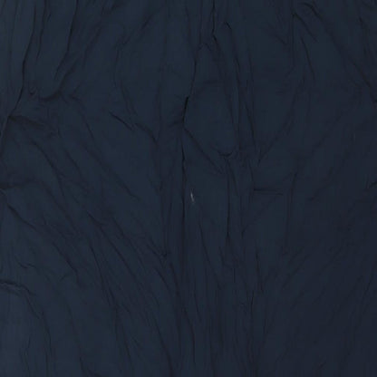 New Look Womens Blue Polyester Maxi Skirt Size 10 Zip