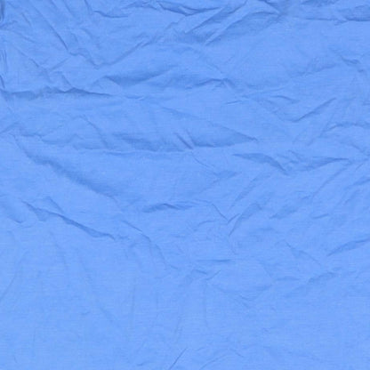 Full Time Sport Mens Blue Polyester Blend T-Shirt Size 2XL Round Neck