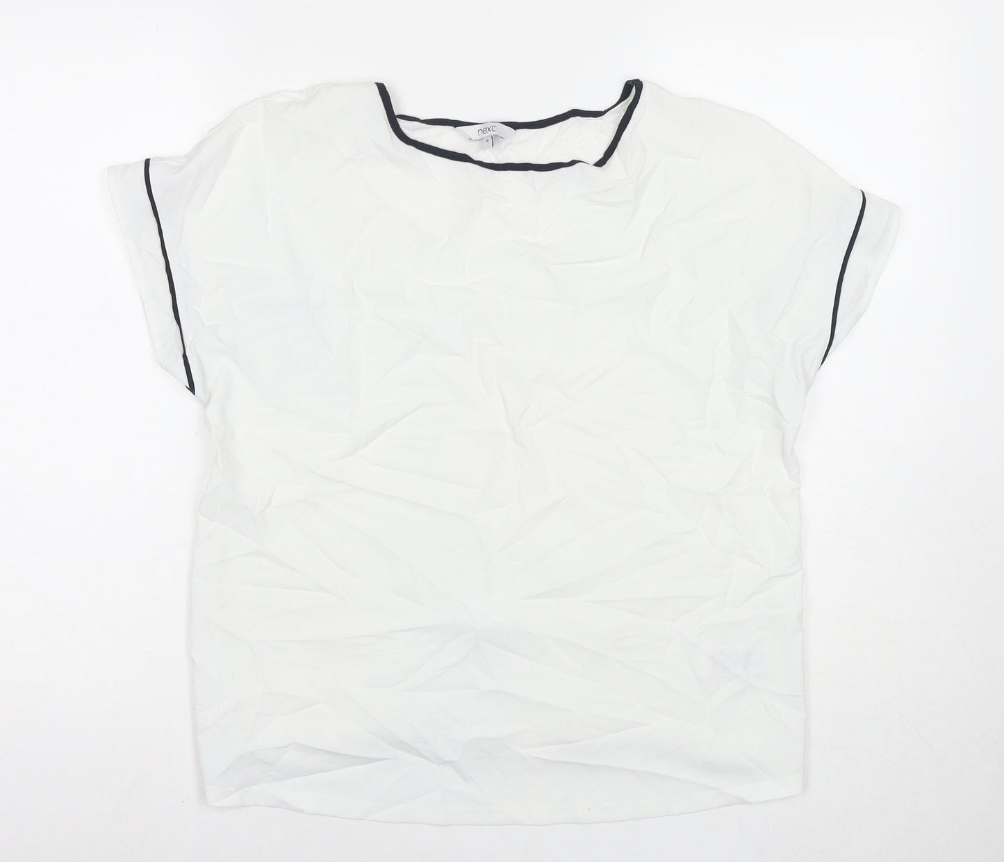 Womens UK Size 14 NEXT White Basic Blouse