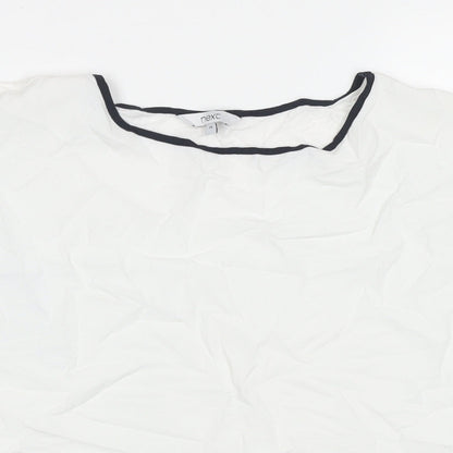 Womens UK Size 14 NEXT White Basic Blouse