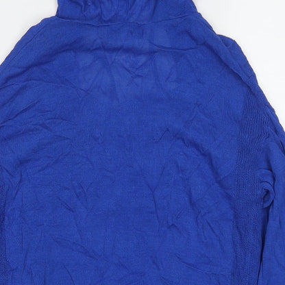 Next Womens Blue Polyester Pullover Hoodie Size 6 Pullover