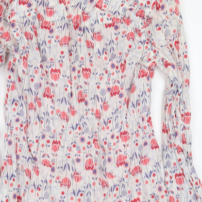 Womens UK Size 8 Debenhams Multicoloured Basic T-Shirt